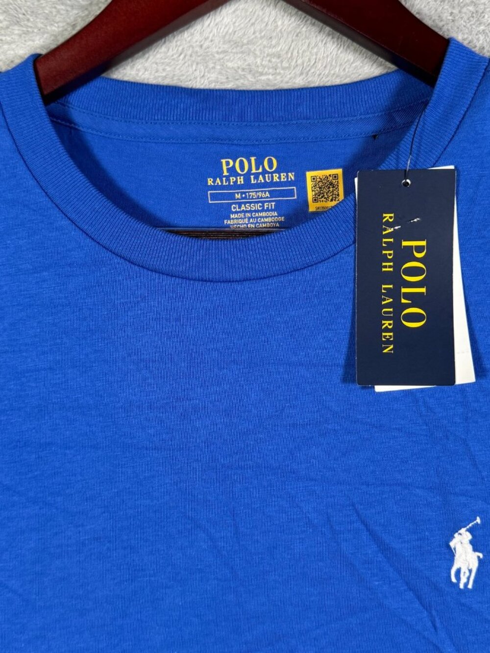 Polo Ralph Lauren T Shirt Mens M Blue Classic Fit Short Sleeve Crew Neck $55